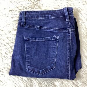 Talbots High-Rise Women’s Jeans in Dark Indigo Blue